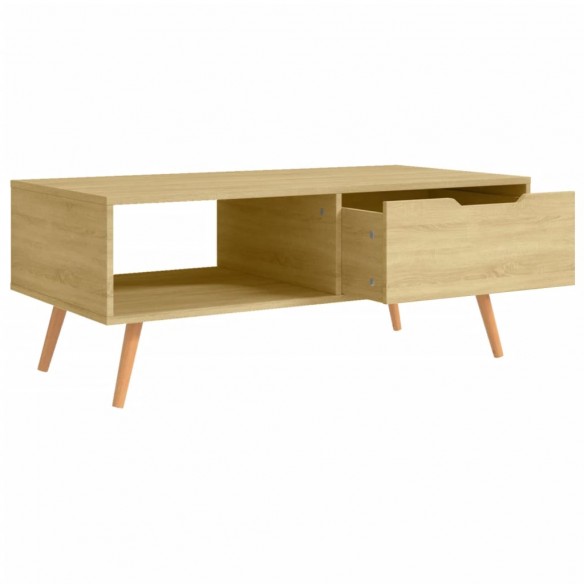 Table basse Chêne Sonoma 100x49,5x43 cm Aggloméré