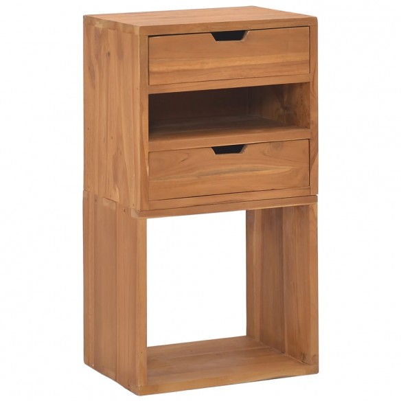 Armoire de rangement 40x30x76 cm Bois de teck massif