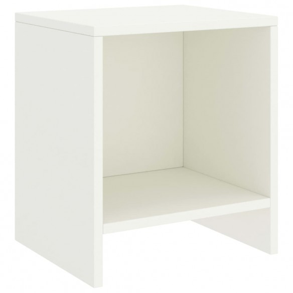 Tables de chevet 2 pcs Blanc 35x30x40 cm Bois de pin massif