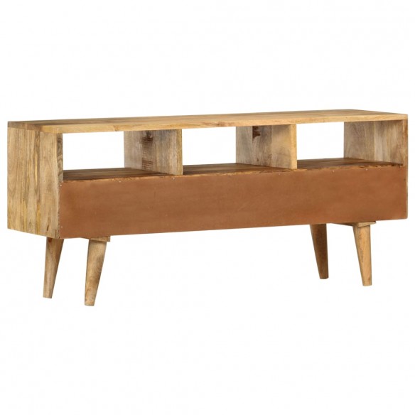 Meuble TV 110x36x50 cm Bois massif de manguier