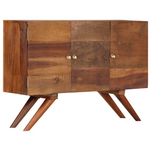 Buffet Bois recyclé massif 110 x 30 x 75 cm Marron