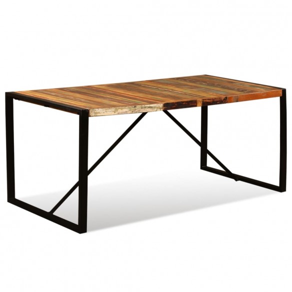 Table de salle à manger Bois de récupération massif 180 cm