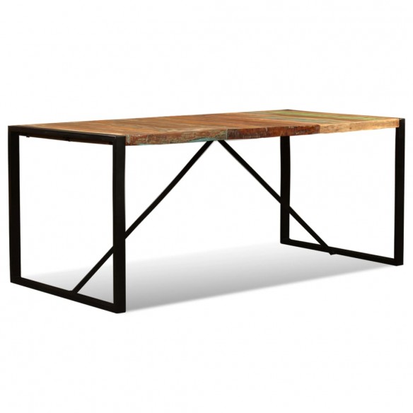 Table de salle à manger Bois de récupération massif 180 cm