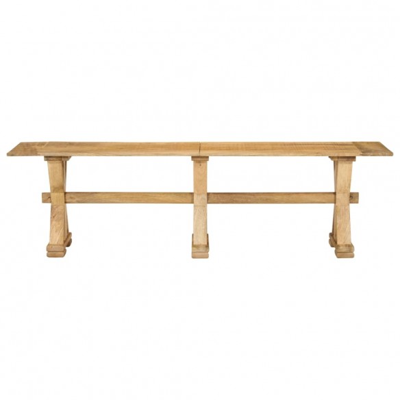 Banc 160x35x45 cm bois massif de manguier