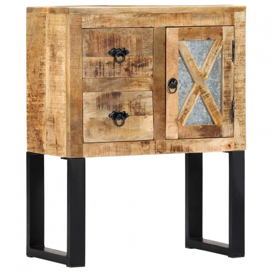 Buffet 60 x 30 x 76 cm Bois de manguier massif