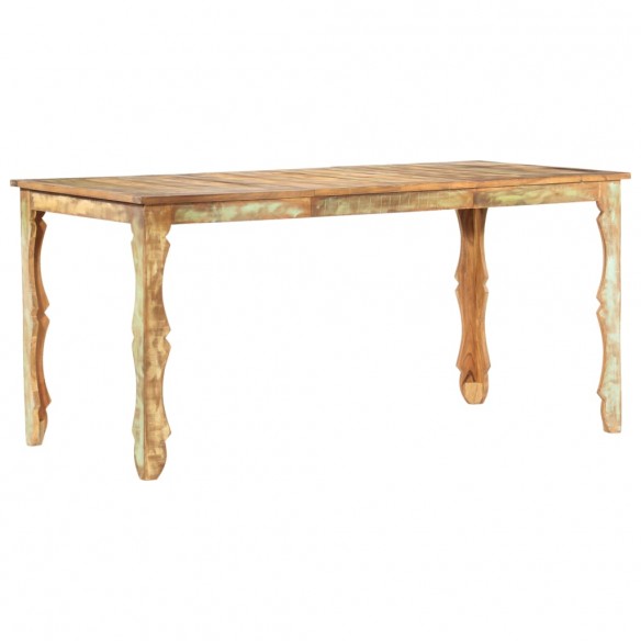 Table de salle à manger 160x80x76cm Bois de récupération massif