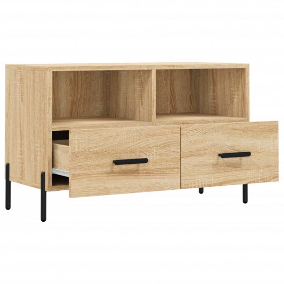 Meuble TV Chêne sonoma 80x36x50 cm Bois d'ingénierie