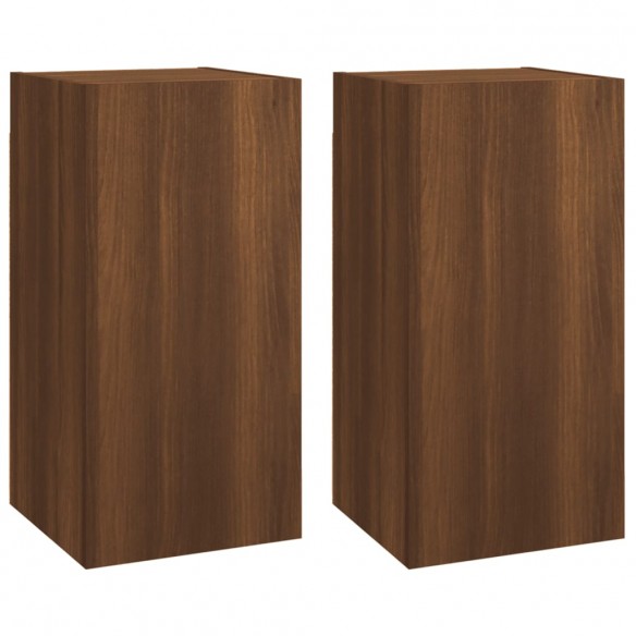 Ensemble de meubles TV 4 pcs Chêne marron Bois d'ingénierie