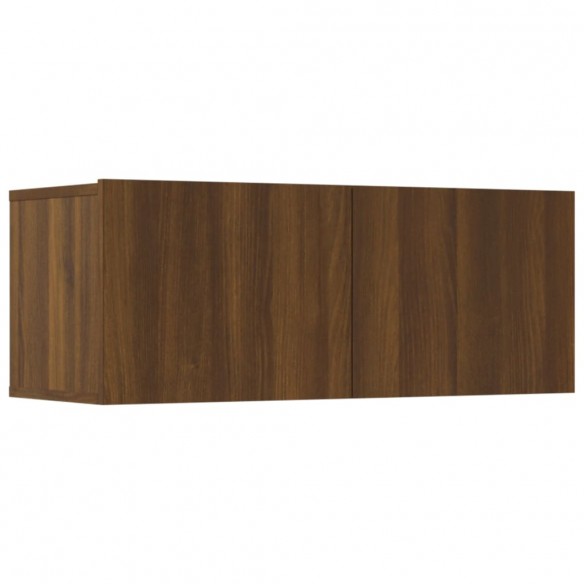 Ensemble de meubles TV 5 pcs Chêne marron Bois d'ingénierie