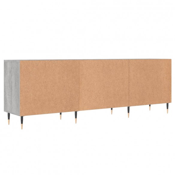 Meuble TV sonoma gris 150x30x50 cm bois d'ingénierie