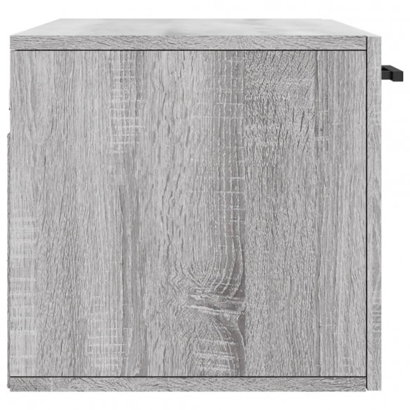 Armoire murale sonoma gris 80x36,5x35 cm bois d'ingénierie