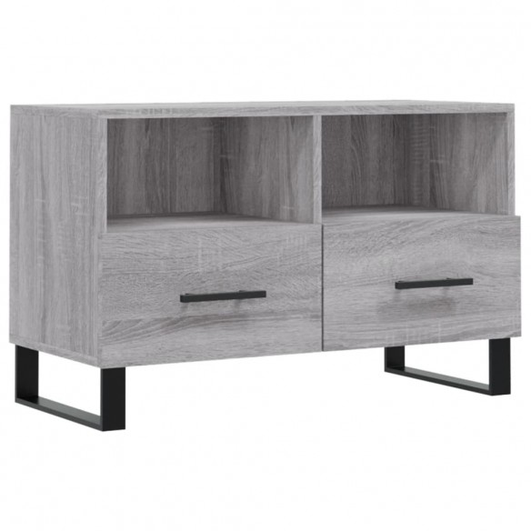 Meuble TV Sonoma gris 80x36x50 cm Bois d'ingénierie