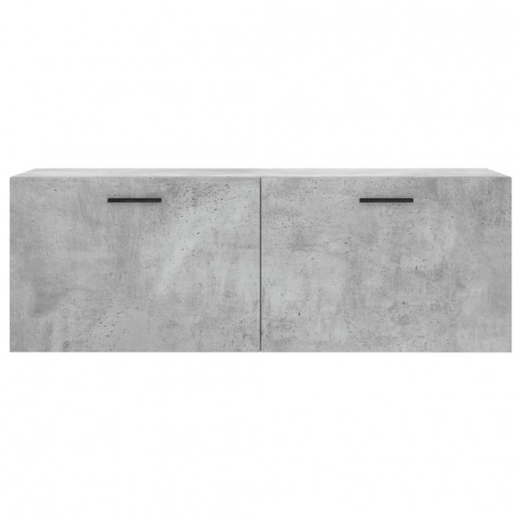 Armoire murale gris béton 100x36,5x35 cm bois d'ingénierie