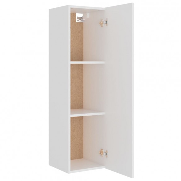 Ensemble de meubles TV 4 pcs Blanc Bois d'ingénierie