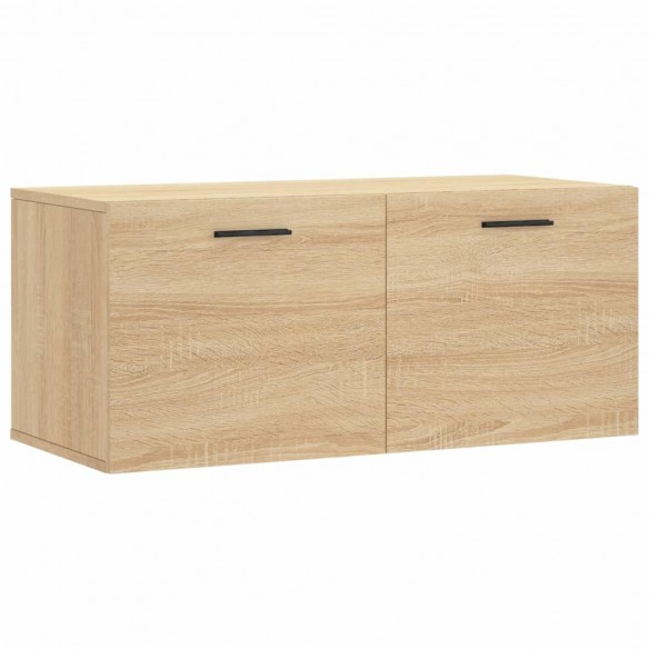 Armoire murale chêne sonoma 80x36,5x35 cm bois d'ingénierie