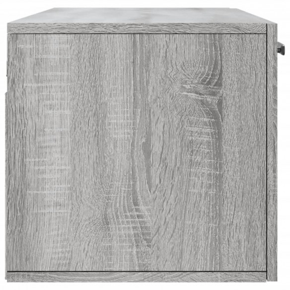 Armoire murale sonoma gris 100x36,5x35 cm bois d'ingénierie