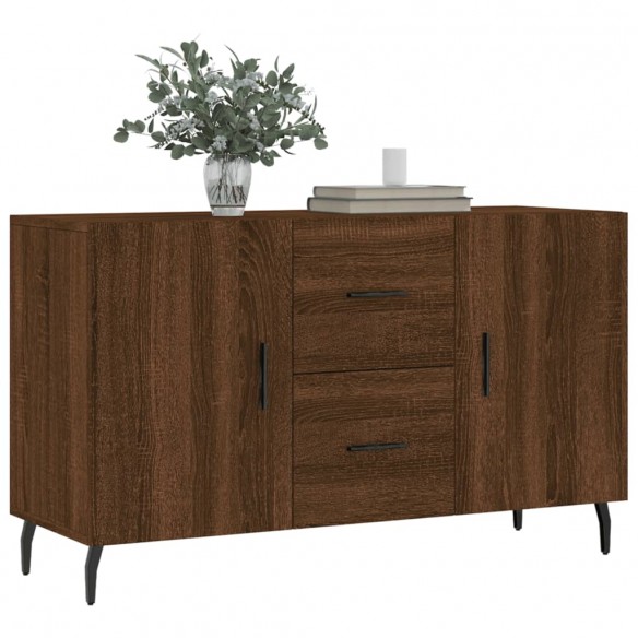 Buffet chêne marron 100x36x60 cm bois d'ingénierie