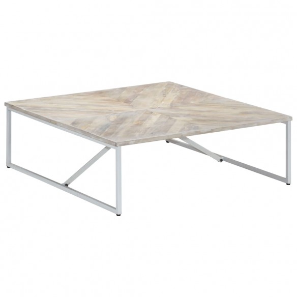 Table basse 110x110x36 cm Bois de manguier solide