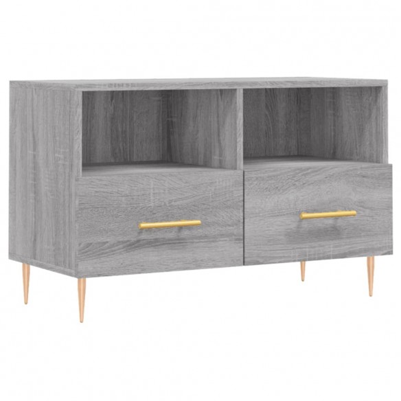 Meuble TV Sonoma gris 80x36x50 cm Bois d'ingénierie