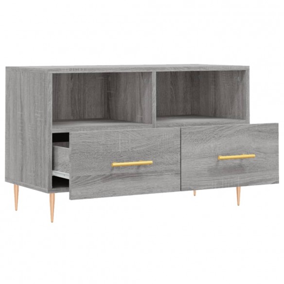 Meuble TV Sonoma gris 80x36x50 cm Bois d'ingénierie