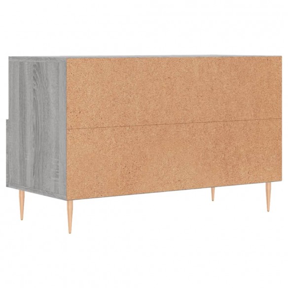 Meuble TV Sonoma gris 80x36x50 cm Bois d'ingénierie