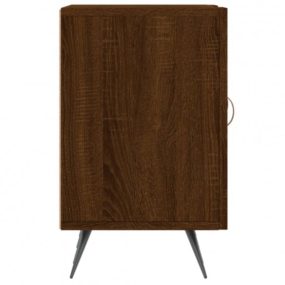 Meuble TV chêne marron 150x30x50 cm bois d'ingénierie