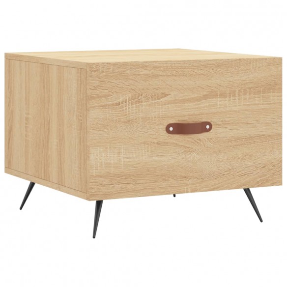 Table basse Chêne sonoma 50x50x40 cm Bois d'ingénierie