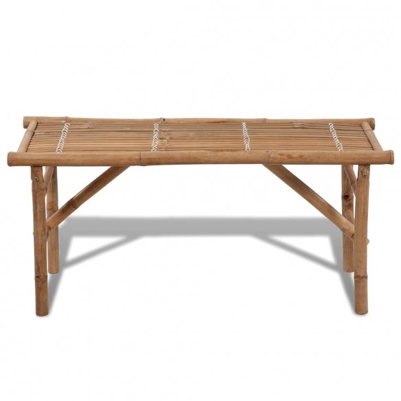 Banc de jardin pliable 118 cm Bambou