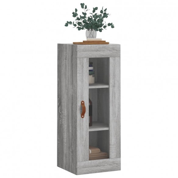 Armoire murale sonoma gris 34,5x34x90 cm