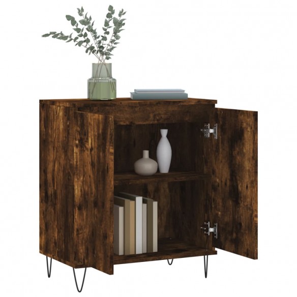 Buffet Chêne fumé 60x35x70 cm Bois d'ingénierie