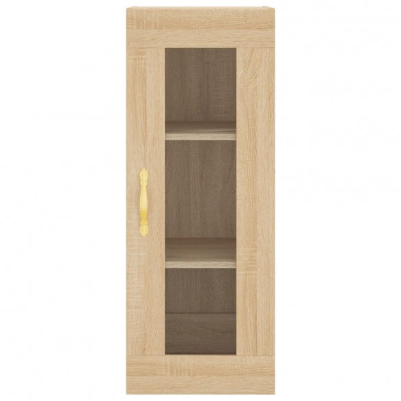 Buffet haut Chêne sonoma 34,5x34x180 cm Bois d'ingénierie