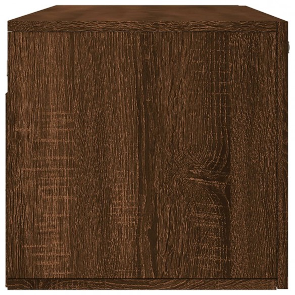 Armoire murale chêne marron 100x36,5x35 cm bois d'ingénierie