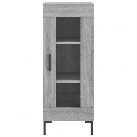 Buffet haut Sonoma gris 34,5x34x180 cm Bois d'ingénierie