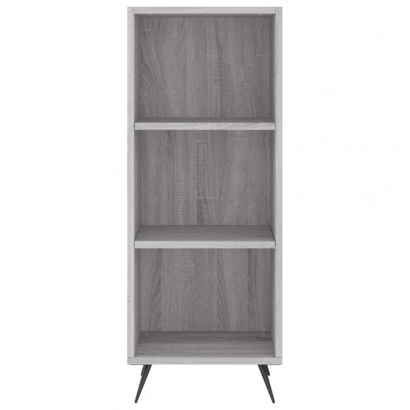 Buffet haut Sonoma gris 34,5x34x180 cm Bois d'ingénierie