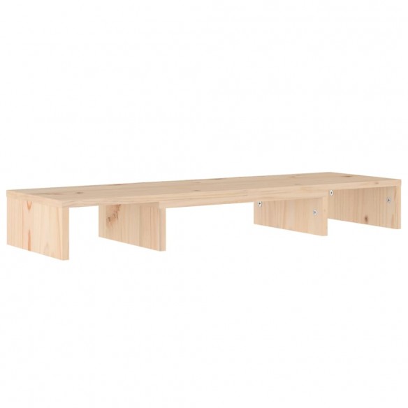 Support de moniteur 80x24x10,5 cm Bois de pin solide