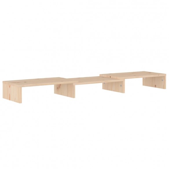 Support de moniteur 80x24x10,5 cm Bois de pin solide