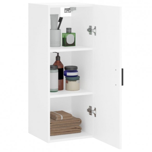 Armoire murale blanc 34,5x34x90 cm