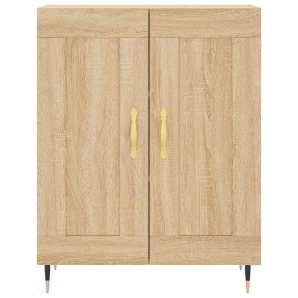 Buffet haut Chêne sonoma 69,5x34x180 cm Bois d'ingénierie