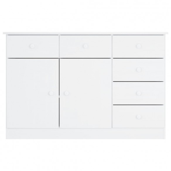 Buffet ALTA blanc 112x35x73 cm bois massif de pin