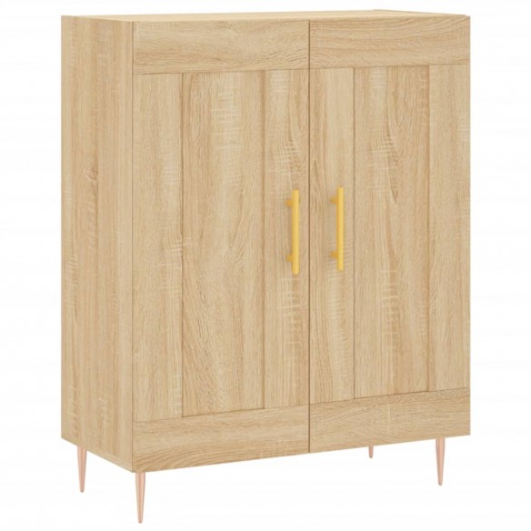 Buffet haut Chêne sonoma 69,5x34x180 cm Bois d'ingénierie