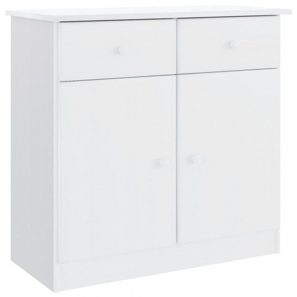 Buffet ALTA blanc 77x35x73 cm bois massif de pin