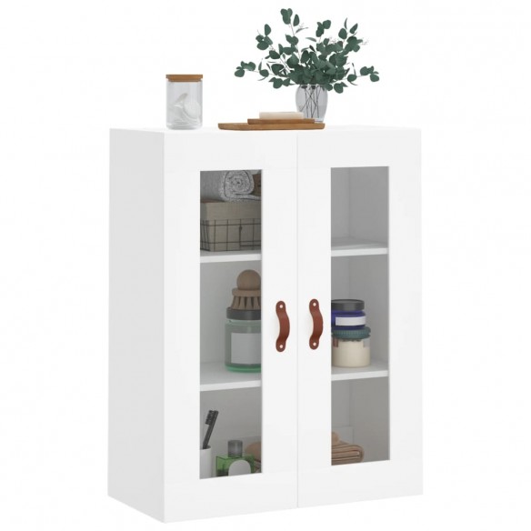 Armoire murale blanc 69,5x34x90 cm