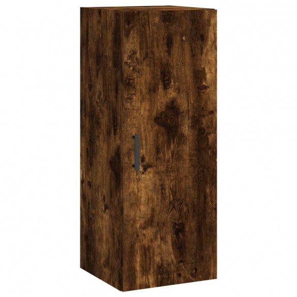 Armoire murale chêne fumé 34,5x34x90 cm