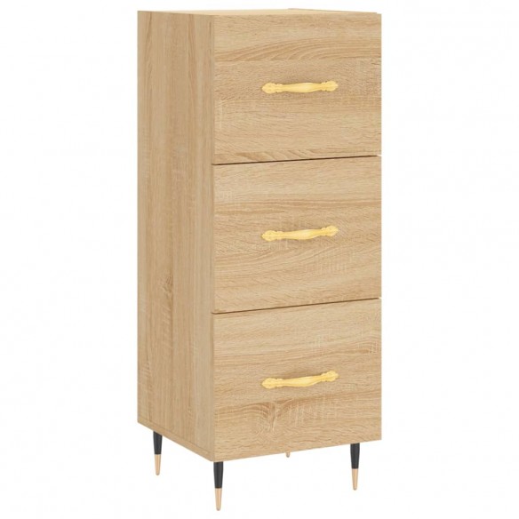 Buffet haut Chêne sonoma 34,5x34x180 cm Bois d'ingénierie