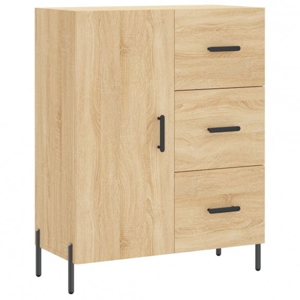 Buffet haut Chêne sonoma 69,5x34x180 cm Bois d'ingénierie