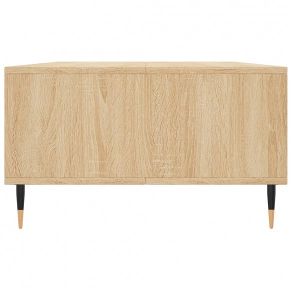 Table basse chêne sonoma 104x60x35 cm bois d'ingénierie