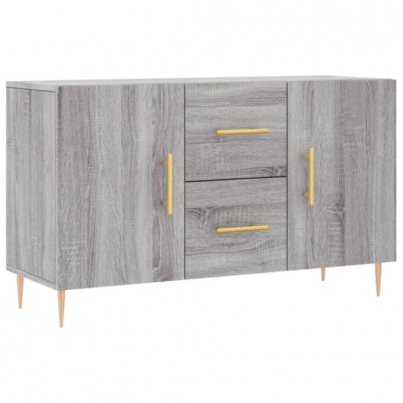 Buffet sonoma gris 100x36x60 cm bois d'ingénierie