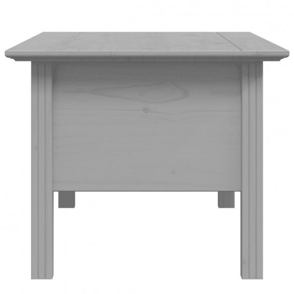 Table basse BODO gris 100x55x45 cm bois de pin massif