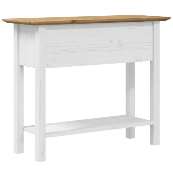 Table console BODO marron 90x34,5x73 cm bois de pin massif