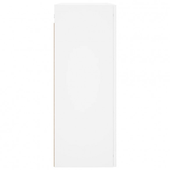 Armoire murale blanc 69,5x34x90 cm